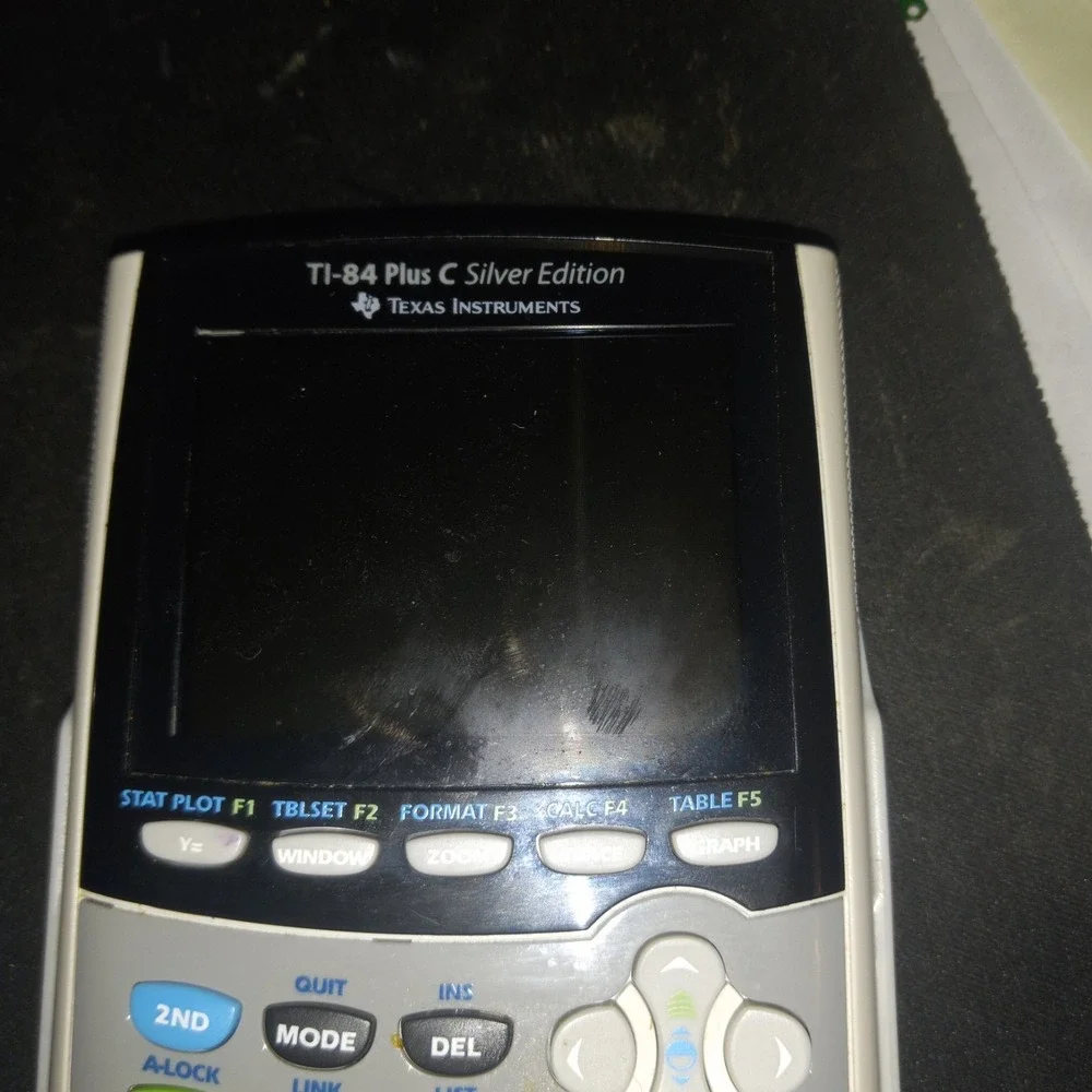 TI-84 Plus C Silver Edition Graphing Calculator Cover Texas Instruments CHARGABL